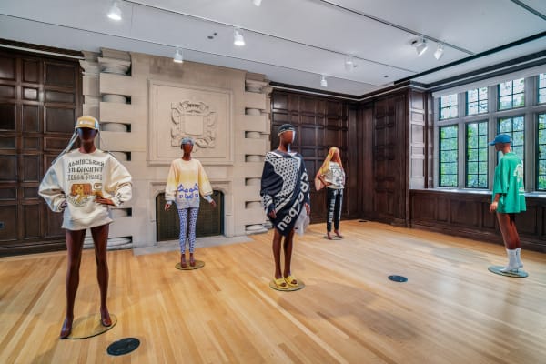 Installation view of Slavs and Tatars artwork