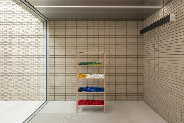 Shilpa Gupta installation images from Amant Brooklyn New York.