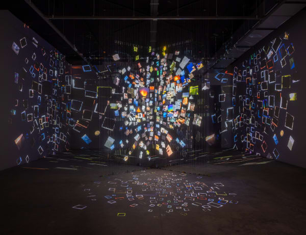 Sarah Sze, Pictures at an Exhibition at The Thailand Biennial, 2023. © Sarah Sze