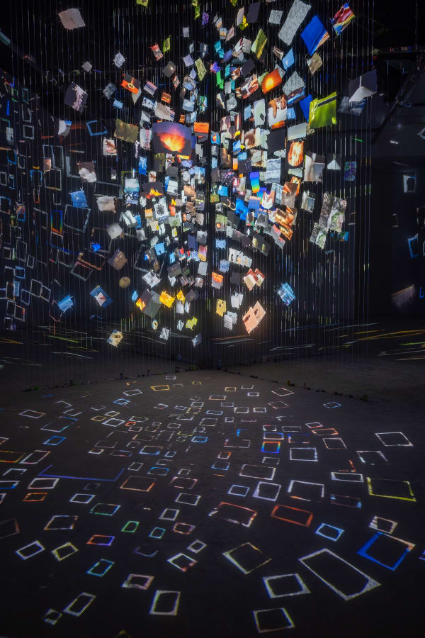 Sarah Sze, Pictures at an Exhibition at The Thailand Biennial, 2023. © Sarah Sze