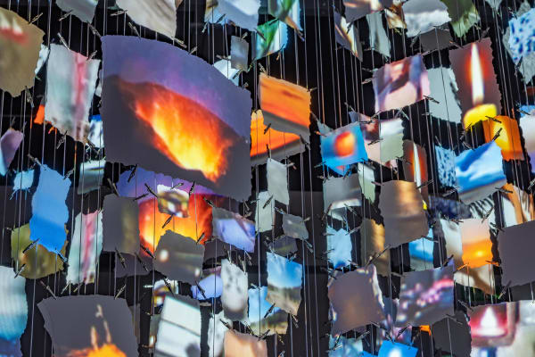 Sarah Sze, Pictures at an Exhibition at The Thailand Biennial, 2023. © Sarah Sze