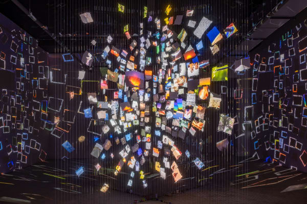 Sarah Sze, Pictures at an Exhibition at The Thailand Biennial, 2023. © Sarah Sze