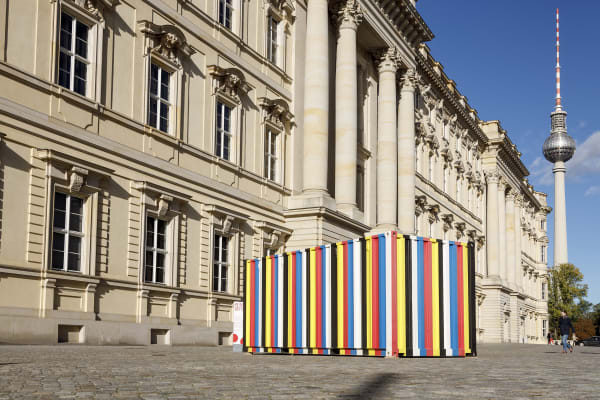 Kimsooja installation image at Humboldt Forum, Berlin.