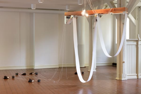 Installation view of “I/O (in Oslo)” Atelier Nord, Oslo, 2021.