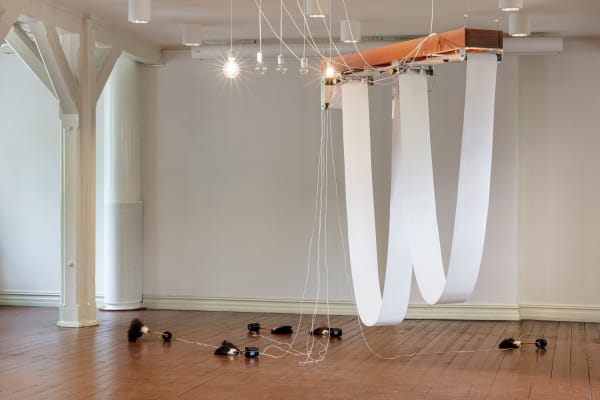 Installation view of “I/O (in Oslo)” Atelier Nord, Oslo, 2021.