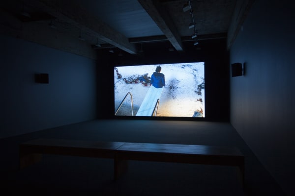 Install image of "Eight, Eighteen" video by Hubbard/Birchler