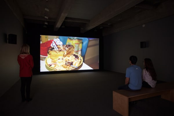 Install image of "Eight, Eighteen" video by Hubbard/Birchler