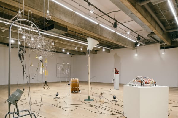 Installation view of “Parade (a Drip, a Drop, the End of the Tale)” Japan House São Paulo, São Paulo, 2021.
