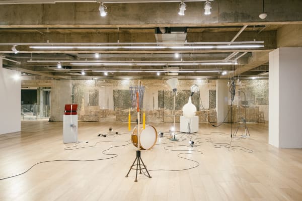 Installation view of “Parade (a Drip, a Drop, the End of the Tale)” Japan House São Paulo, São Paulo, 2021.