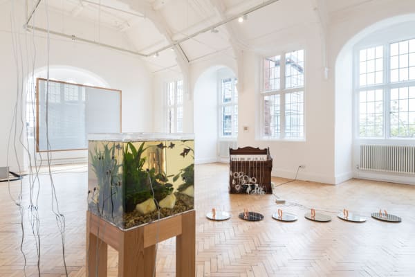Installation view of “Voluta” Camden Arts Centre, London, 2018