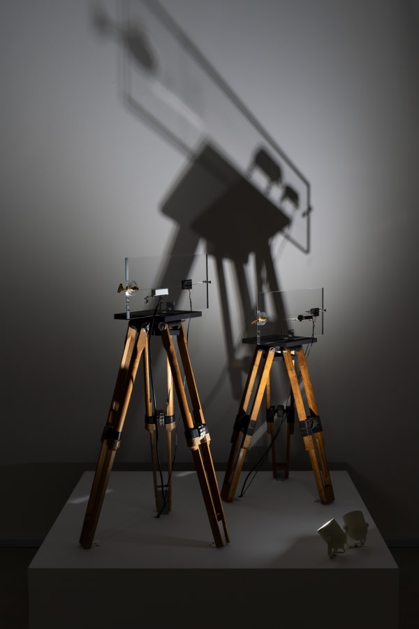 Installation view of “Yuko Mohri: Assume That There Is Friction and Resistance” Towada Art Center, Aomori, 2018
