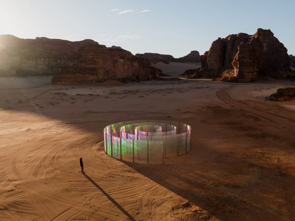 Installation view of Kimsooja: To Breathe - AlUla,
