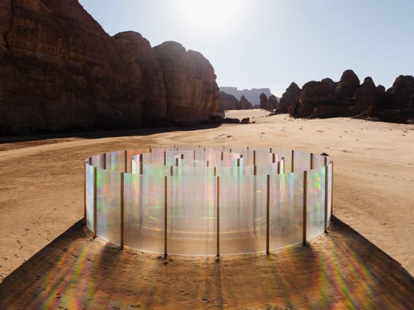 Installation view of Kimsooja: To Breathe - AlUla,