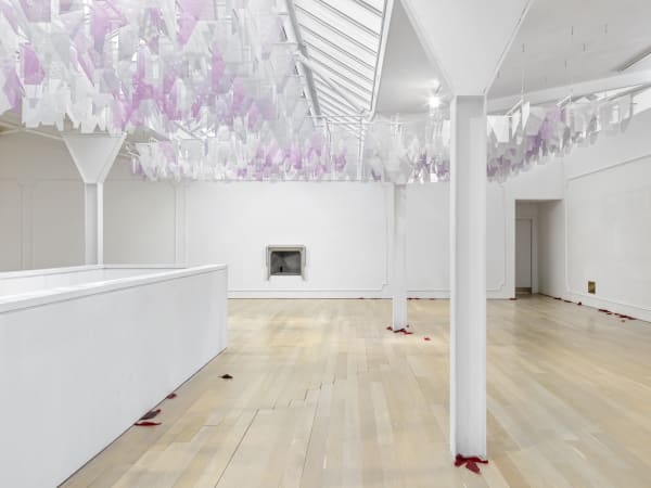 Martin Boyce Fruitmarket installation image.