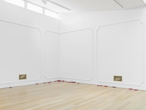 Martin Boyce Fruitmarket installation image.