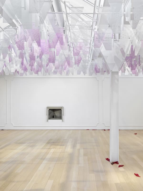Martin Boyce Fruitmarket installation image.