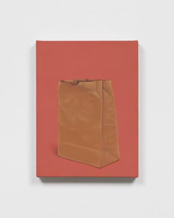Powell paper bag painting