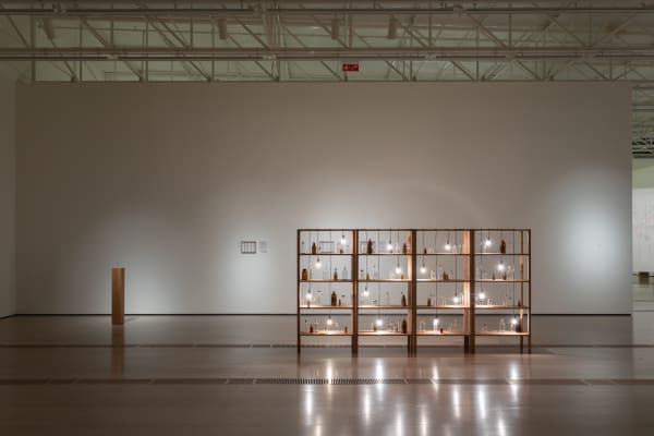 Installation images of Shilpa Gupta: I Live Under Your Sky Too.