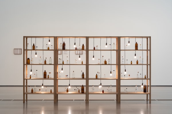 Installation images of Shilpa Gupta: I Live Under Your Sky Too.