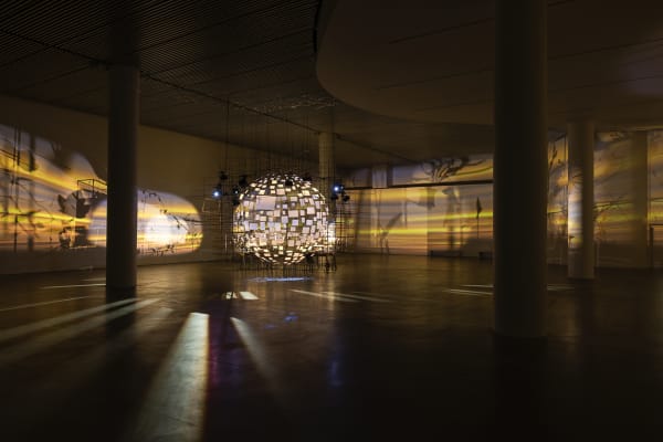 Sarah Sze installation image at ARoS, Aarhus C, Denmark.