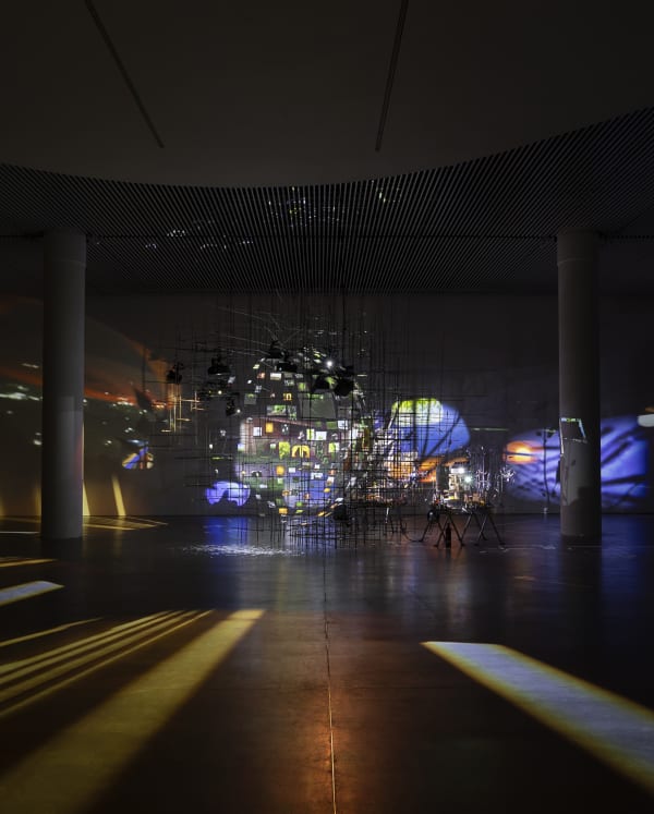 Sarah Sze installation image at ARoS, Aarhus C, Denmark.