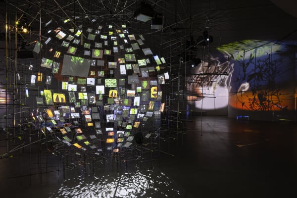 Sarah Sze installation image at ARoS, Aarhus C, Denmark.
