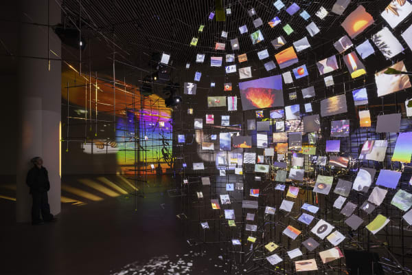 Sarah Sze installation image at ARoS, Aarhus C, Denmark.