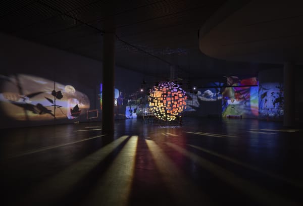 Sarah Sze installation image at ARoS, Aarhus C, Denmark.