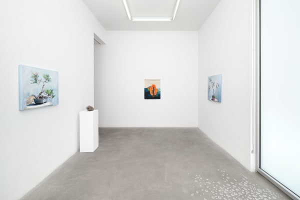 Installation image of Signal Fires at Tanya Bonakdar Gallery, Los Angeles.