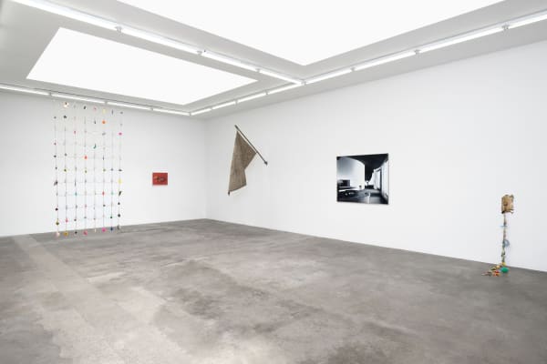 Installation image of Signal Fires at Tanya Bonakdar Gallery, Los Angeles.