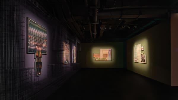 Installation image of Liu Shiyuan: CRISPR Whisper at Fotografiska, Shanghai.