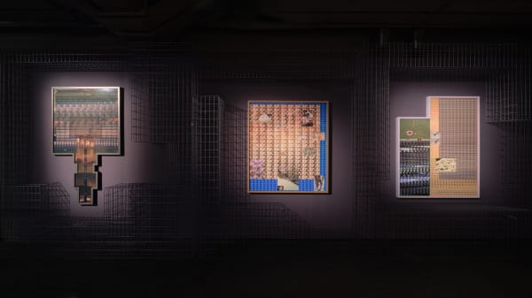 Installation image of Liu Shiyuan: CRISPR Whisper at Fotografiska, Shanghai.
