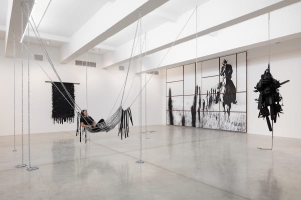 Installation image of Monica Bonvicini: Put All Heaven in a Rage at TBG New York.