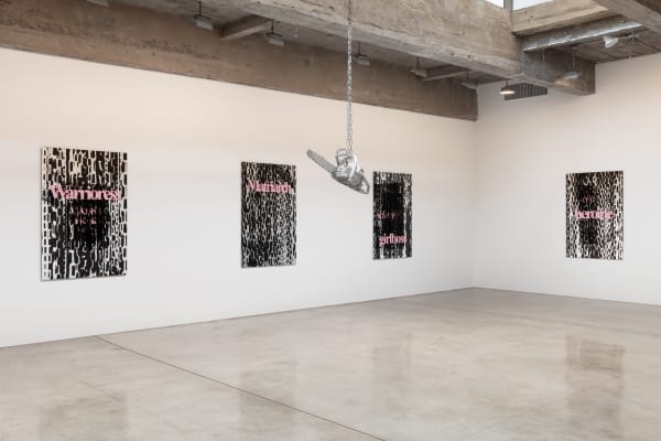 Installation image of Monica Bonvicini: Put All Heaven in a Rage at TBG New York.