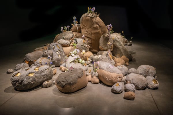 Installation image of Nathalie Djurberg & Hans Berg: A Place of Opportunity and Transformation.