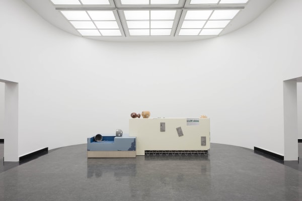 Installation view of Magali Reus: Hot Cottons.