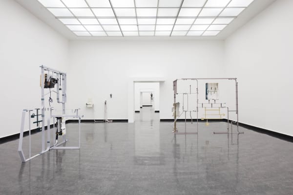 Installation view of Magali Reus: Hot Cottons.