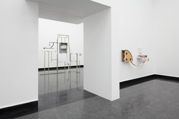 Installation view of Magali Reus: Hot Cottons.