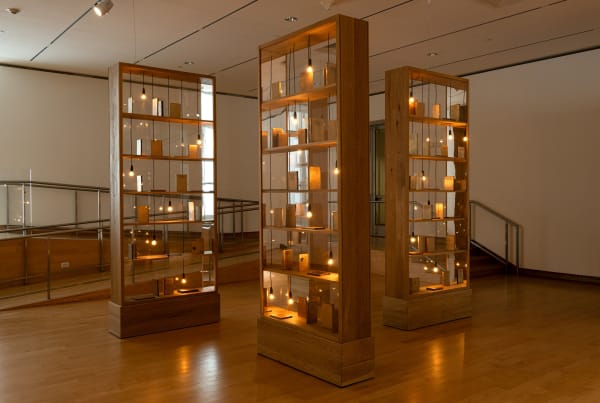 Installation view Shilpa Gupta: I did not tell you what I saw, but only what I dreamt.