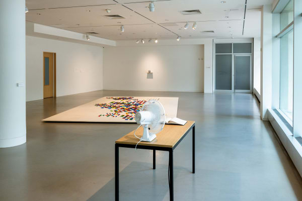 Installation view Shilpa Gupta: I did not tell you what I saw, but only what I dreamt.