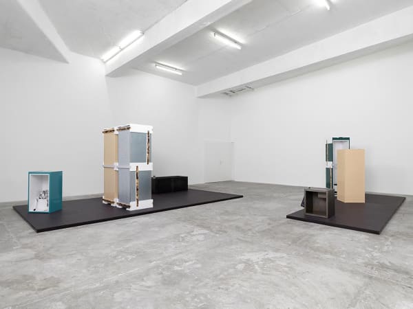 Installation view of Magali Reus: DINOSAURS.