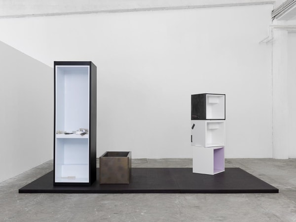 Installation view of Magali Reus: DINOSAURS.