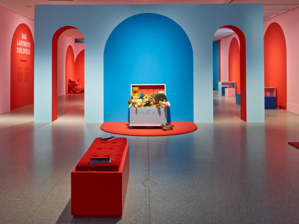 Installation images of Mark Dion: Delirious Toys.