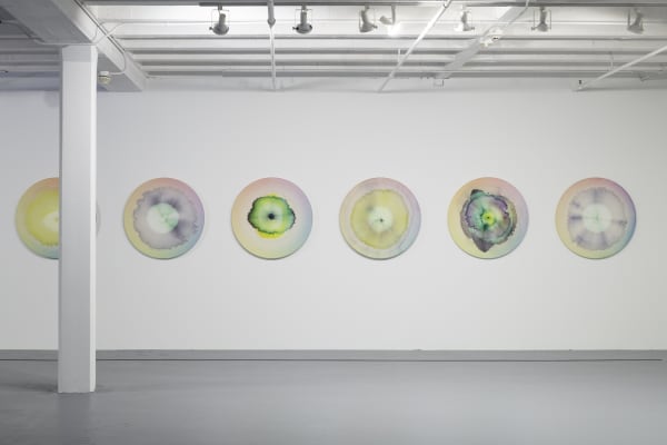 Installation view of Olafur Eliasson: OPEN at MOCA LA.