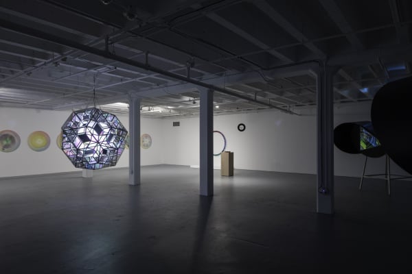 Installation view of Olafur Eliasson: OPEN at MOCA LA.