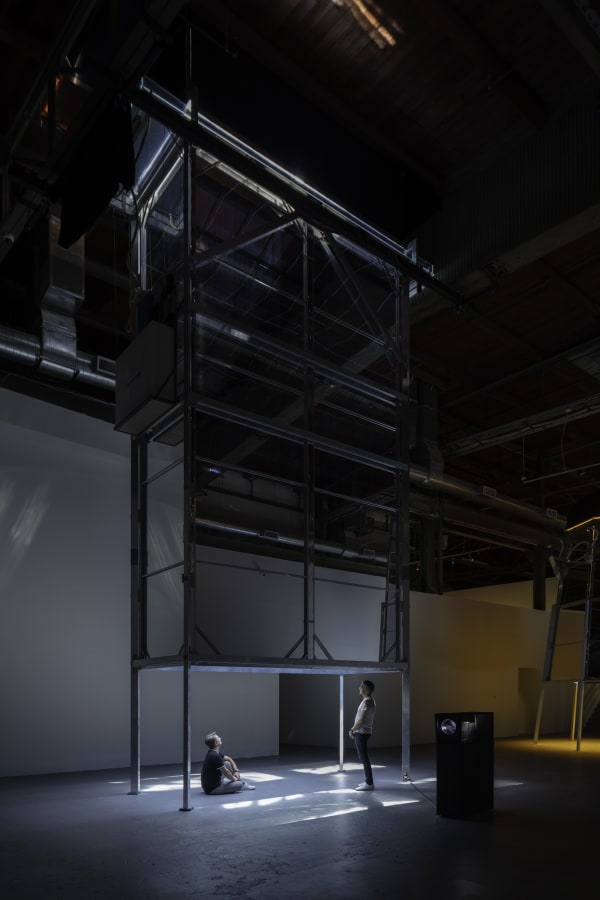 Installation view of Olafur Eliasson: OPEN at MOCA LA.