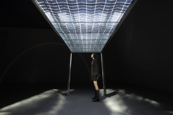 Installation view of Olafur Eliasson: OPEN at MOCA LA.
