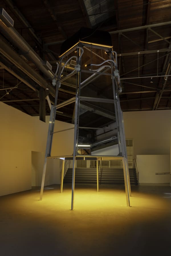 Installation view of Olafur Eliasson: OPEN at MOCA LA.