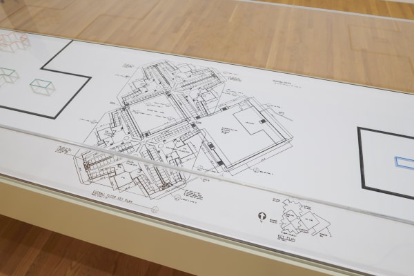 Installation view of Processing Systems: Numbers by Sherrill Roland.