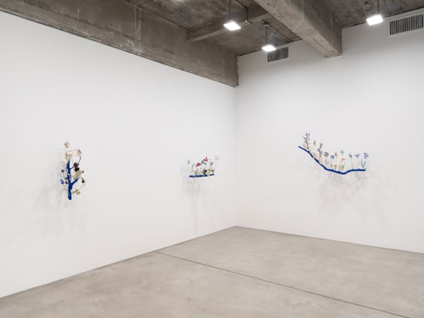 Installation image of Nathalie Djurberg and Hans Berg’s solo exhibition, Only for the Wicked.